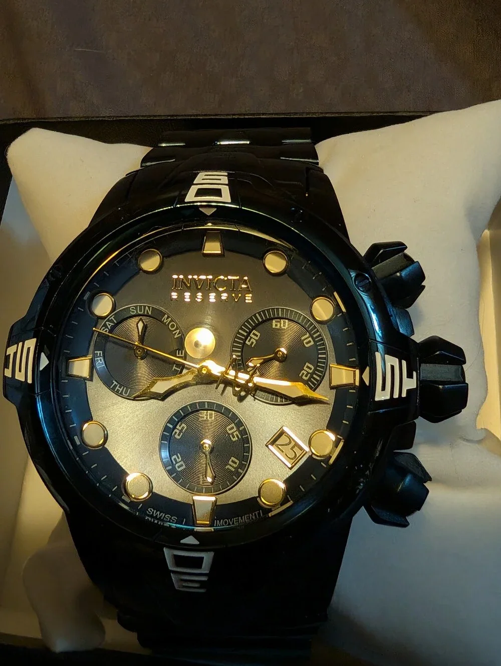 Invicta Watch Model 33297 RESERVE SEA EXCURSION BLUE-LABEL 50mm